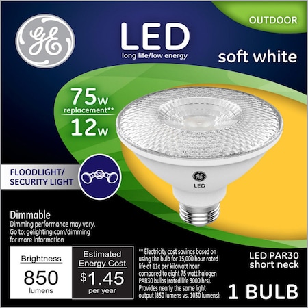 GE PAR30 E26 (Medium) LED Bulb Soft White 75 W